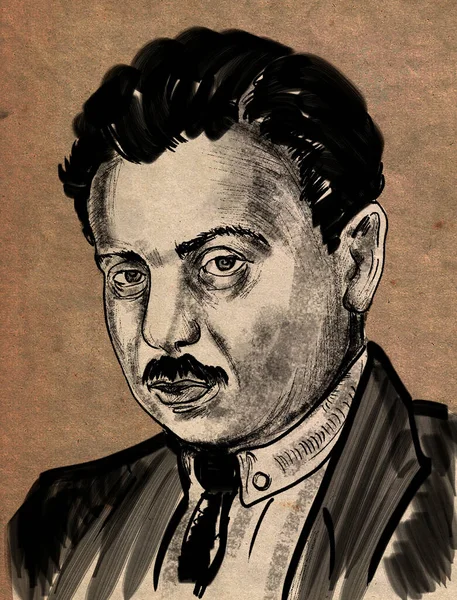 Bla Kun Líder Comunista Chefe República Soviética Húngara — Fotografia de Stock