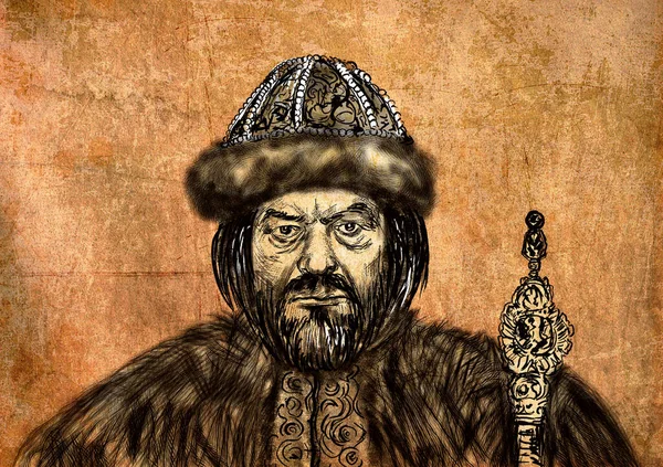 ボリス ゴドゥノフ Boris Godunov はロシア初のゴドゥノフ朝のツァーリ — ストック写真