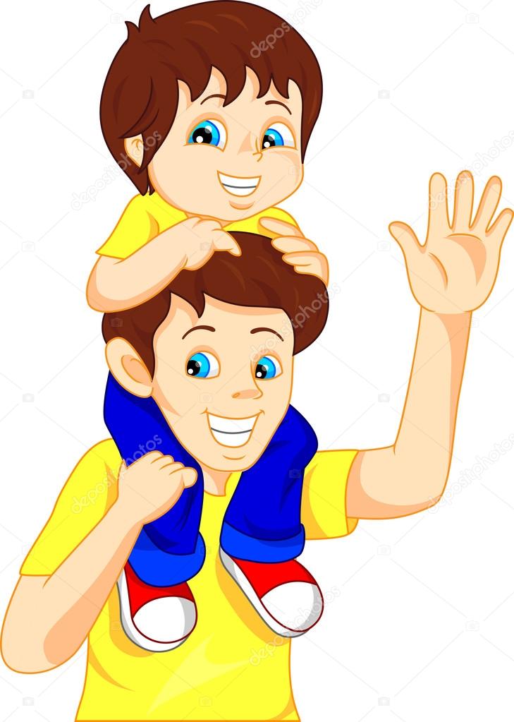 Cheerful african american father giving son piggyback ride outdoors  smiling, Happiness family concepts 6774671 Stock Photo at Vecteezy