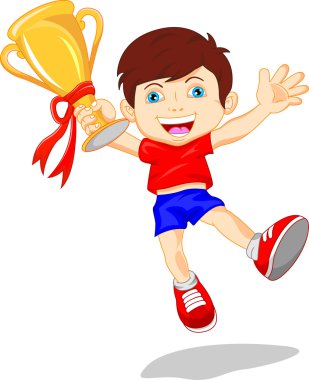 sevimli çocuk holding Altın Kupa