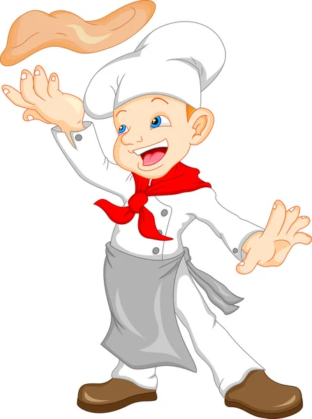 Boy chef cartoon — Stock Vector