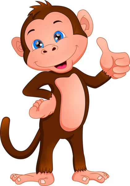 Cute Monkey Cartoon Thumb Stock Vector Image by ©lawangdesign #447174924 Cute Monkey Cartoon Thumb Stock Vector Image by ©lawangdesign #447174924
