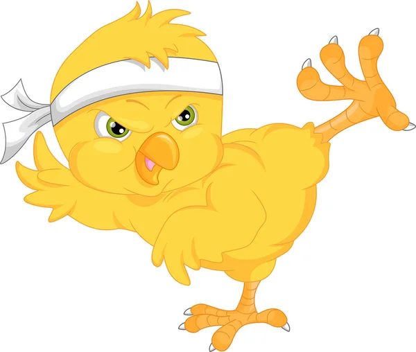 Schattig chick cartoon — Stockvector