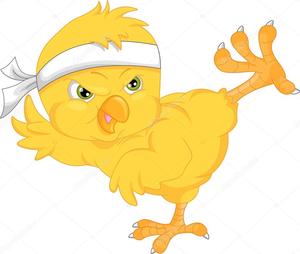 Cute chick cartoon — Stock Vector © lawangdesign #99274356