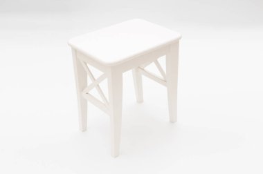 Beyaz ahşap tabela Gri arkaplanı kapat