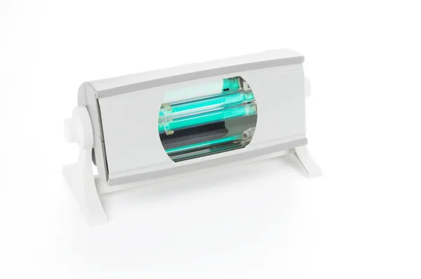 Irradiatore Ultravioletto Vicino Sfondo Bianco Immagini Stock Royalty Free
