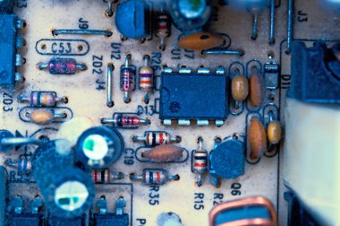 kirli bilgisayar çipi portre