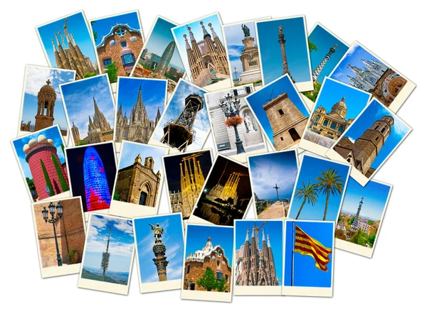 Стек испанских туристических изображений — стоковое фото