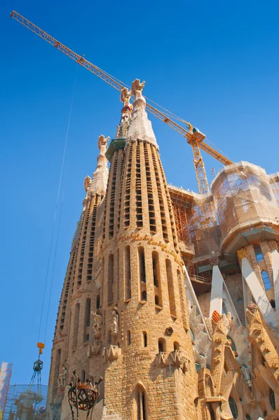Barcelona, Hiszpania - 12 czerwca 2014: Bazyliki la sagrada fam — Zdjęcie stockowe