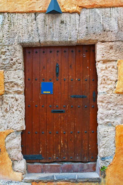 Porta de madeira antiga — Fotografia de Stock