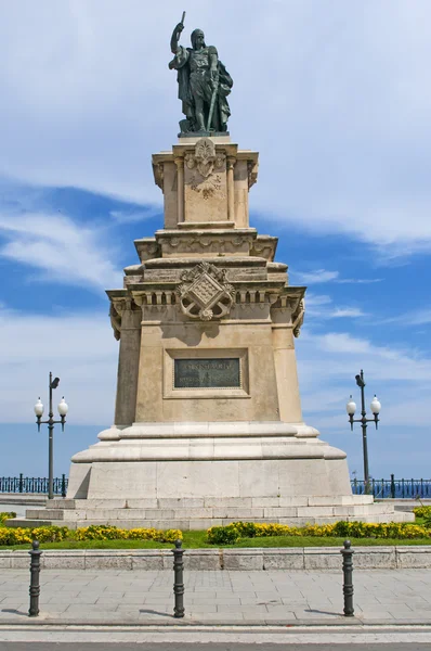 TARRAGONA, SPANIA - 13 iunie 2014: Monumentul Roger de Lauria - Ar — Fotografie, imagine de stoc