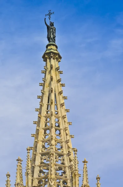바르셀로나, 스페인-2014 년 6 월 19 일: 거룩한 cro의 대성당 — 스톡 사진