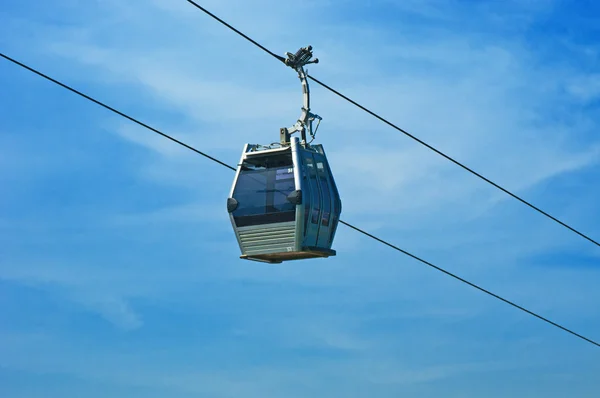 Cabin of cable car at Barcelona — Stock Photo, Image