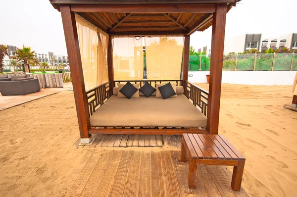 Luxury chair on a tropical beach — Stock Photo, Image