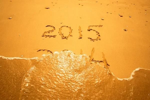 Yeni yıl 2015 olduğunu önümüzdeki kavramı - yazıt 2014 ve 2015 tarihinde bir