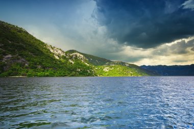 bulutlar, deniz yatay
