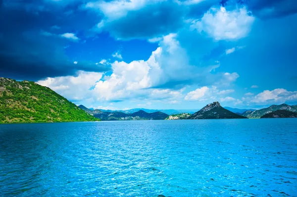 Paisaje marino en Montenegro — Foto de Stock