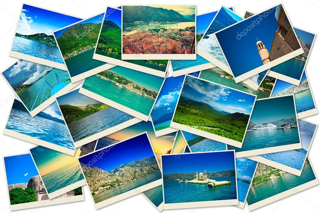 Stack of Montenegro travel photos