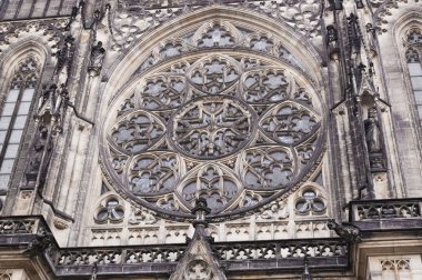 Saint Vitu detayını Prag, Çek Cumhuriyeti - 03 Kasım 2014: