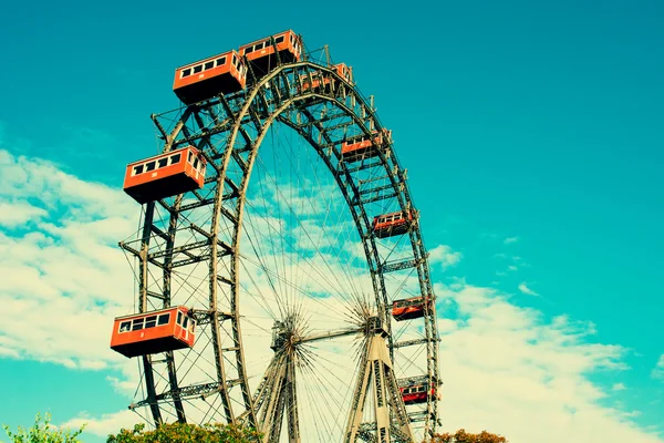 Wien, Österreich - 12. Oktober 2014: Riesenrad im Prater — Stockfoto