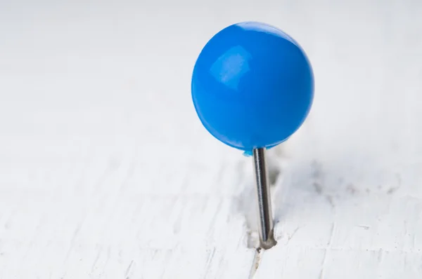 Blauwe pin close-up — Stockfoto