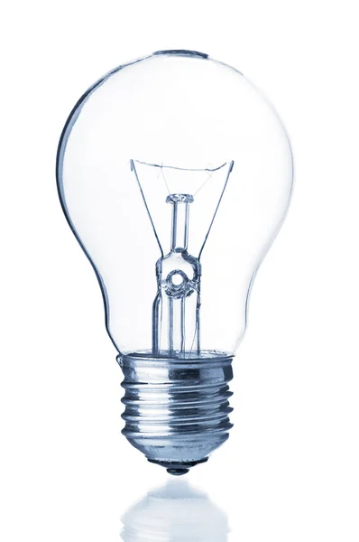 Bulb lampa på vit bakgrund — Stockfoto