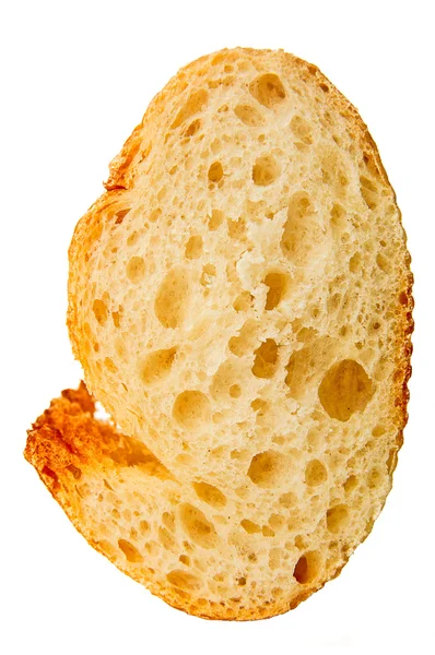 Scheibe Weizenbrot — Stockfoto