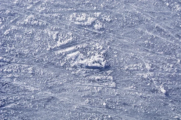 Ijs textuur op ijsbaan — Stockfoto