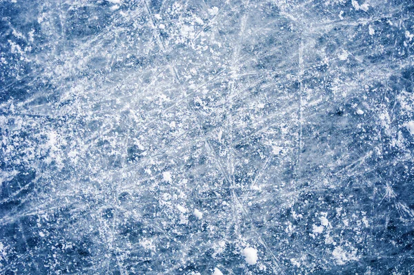 Rayures sur la surface de la glace — Photo