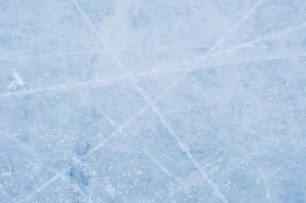 Textura de hielo en la pista de patinaje — Foto de Stock