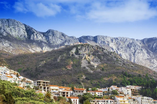 View of mountain village in Montenegro — Stock Photo, Image