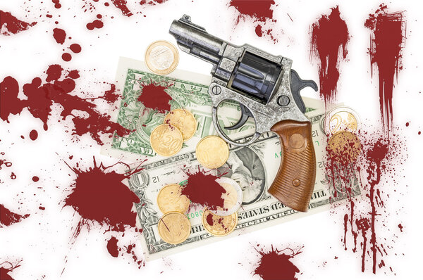 Gun, money and blood