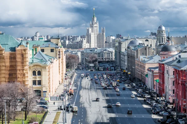 Вид на Москву — стоковое фото