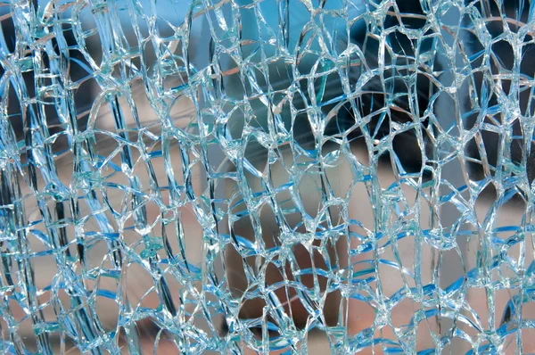 Crash glass closeup — Stock fotografie