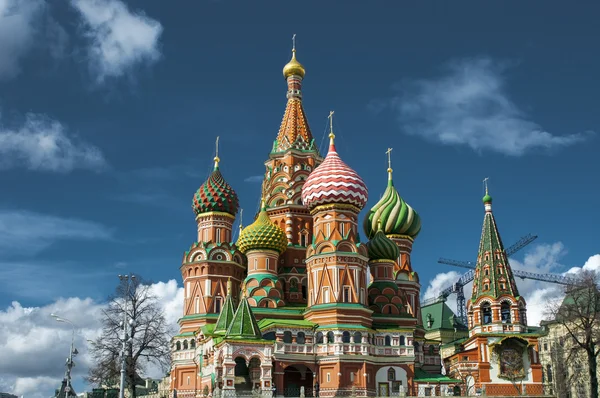 St. Basil's Cathedral at Red Square in Moscow Stock Picture