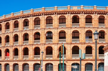 Arena - Plaza de Toros Valencia, İspanya içinde mücadele boğa