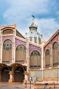 Valencia, İspanya pazarında orta Hall