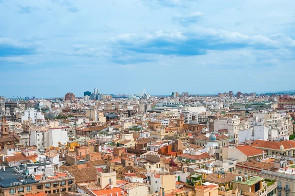 Udsigt over Valencia, Spanien - Stock-foto