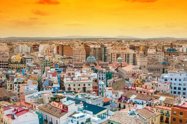 Luchtfoto van Valencia, Spanje — Stockfoto