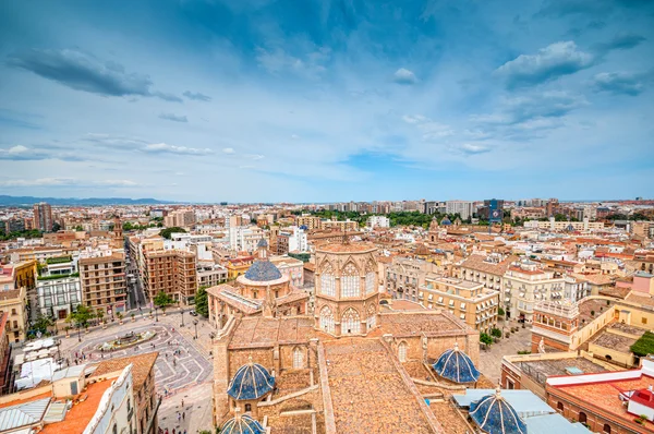 Valencia, İspanya 'nın hava manzarası — Stok fotoğraf