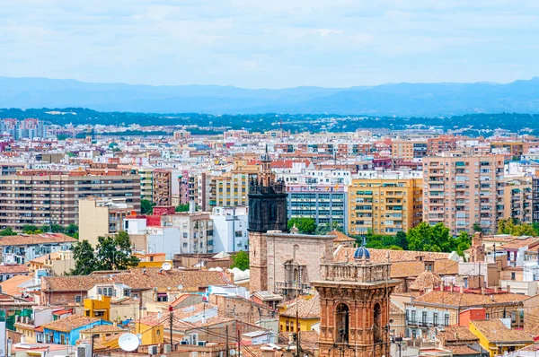 Valencia, İspanya 'nın hava manzarası — Stok fotoğraf