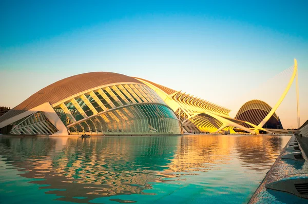 Valencia, España en julio 12, 2015: Ciudad de las Artes y las Ciencias . — Foto de Stock