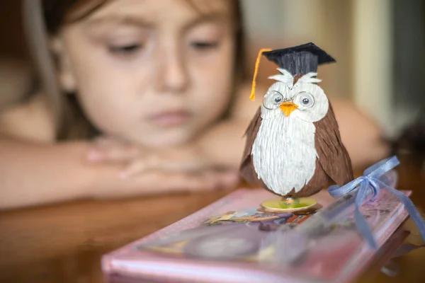 Owlet student — Stockfoto