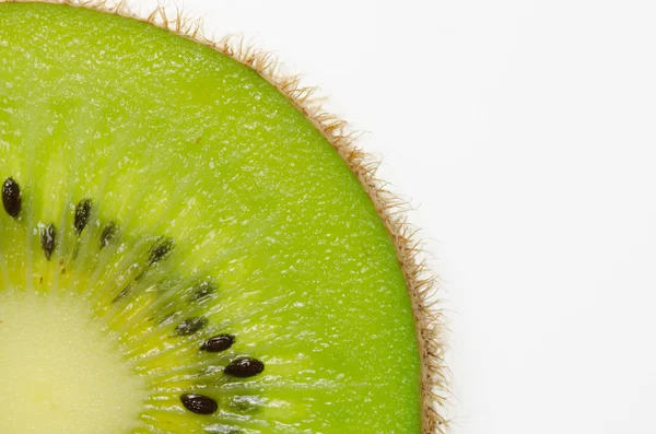 Sliced of green kiwi fruit kiwi fruit on white background — Stock Photo, Image