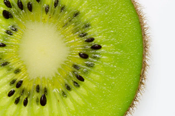 Sliced of green kiwi fruit kiwi fruit on white background — Stock Photo, Image