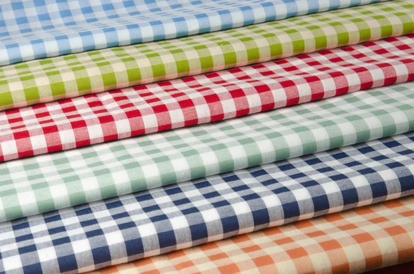 Multi-colored kitchen towels — Stock Photo, Image