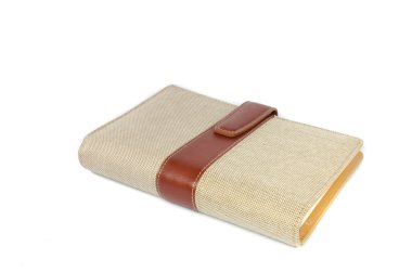 Taşınabilir dizüstü bilgisayar kapak beyaz arka plan üzerinde