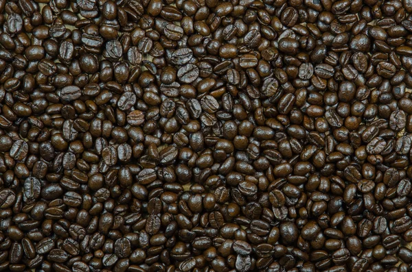 Roasted coffee beans background — Stock Photo, Image