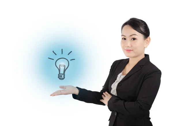 Portrait of Asian young business woman — Stock Photo, Image