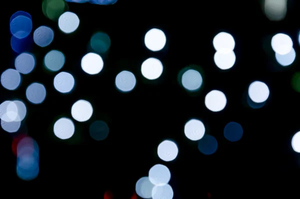 Fondo abstracto círculos bokeh coloridos . — Foto de Stock